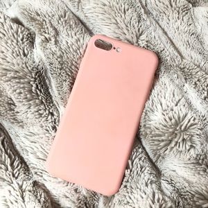 iphone 8 plus pink matte case
